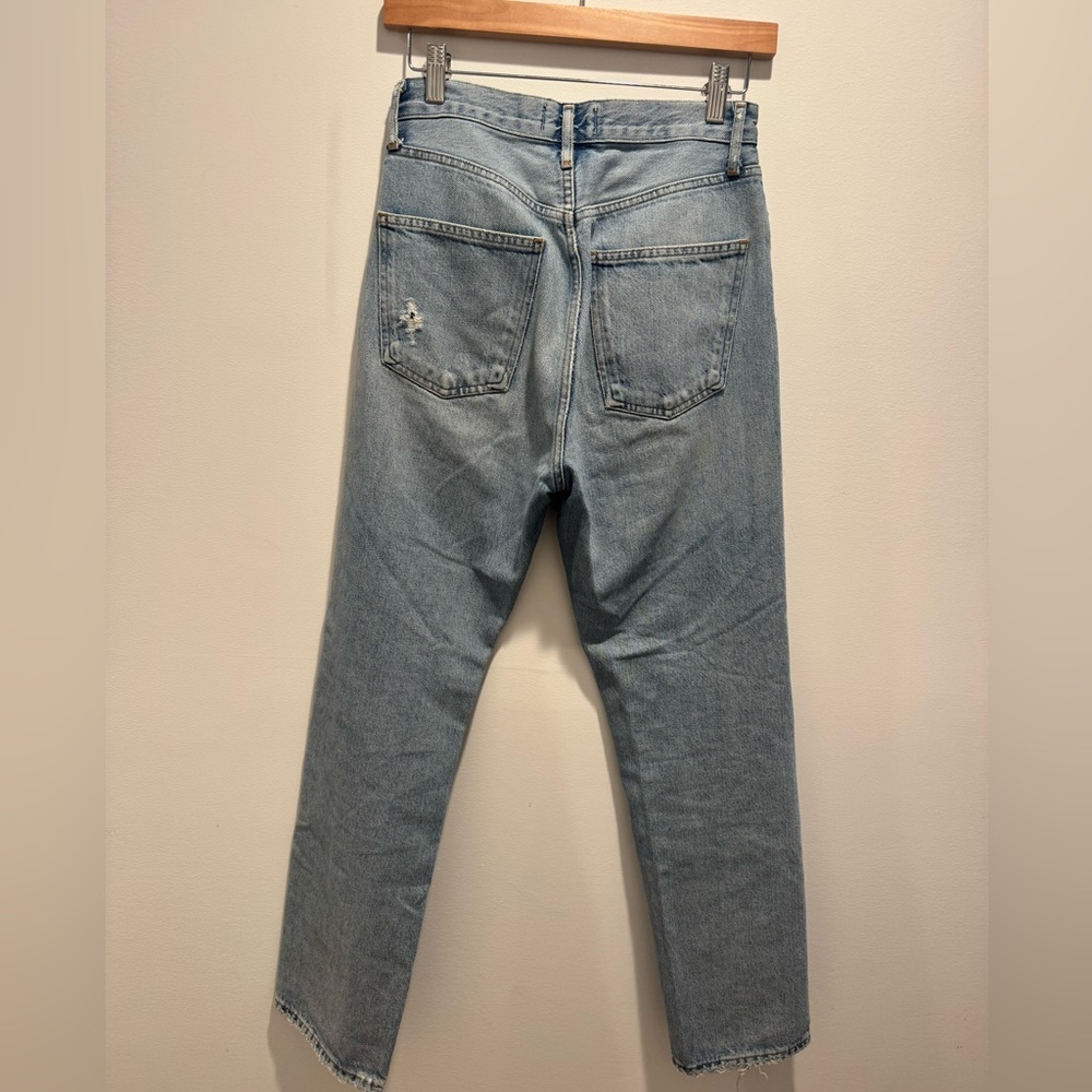 AGOLDE 90s Pinch Waist High Rise Straight Jeans 24 - Picture 5 of 6